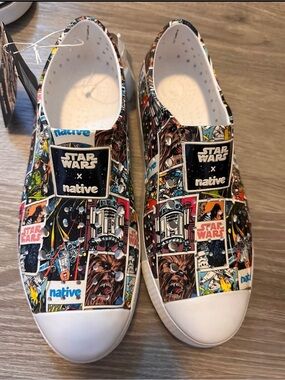 NWT Native Starwars Comic Stamp Shoes W10 M8